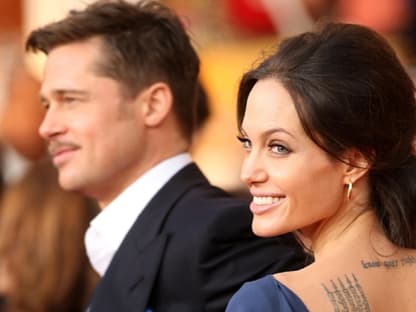 Zur Verleihung waren auch die Oscar-Anwärter Brad Pitt und Angelina Jolie angereist.