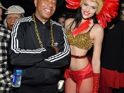 Musik-Mogul Russell Simmons mit GNTM-Model Hana Nitsche, die inzwischen verdächtig häufig an seiner Seite zu sehen ist