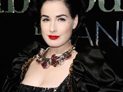 Burlesque-Tänzerin Dita von Teese ist ein treuer Fan von D&G