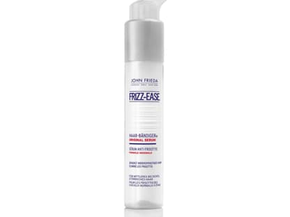 Bestseller: „Frizz-Ease – Haarbändiger“- Serum, 50 ml ca. 15 Euro