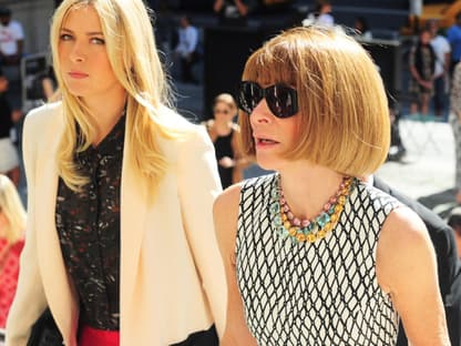 Natürlich ist auch "Vogue"-Ikone Anna Wintour am Start