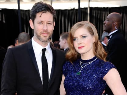 Amy Adams mit ihrem Partner Darren Legallo