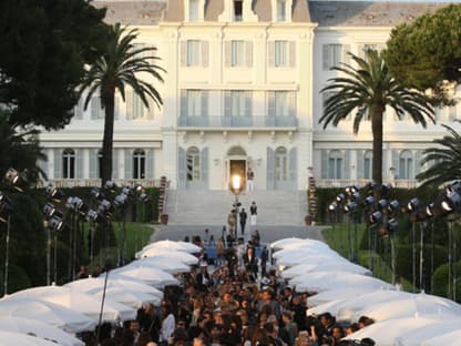 Die Location "Hotel du Cap" in Antibes konnte sich sehen lassen