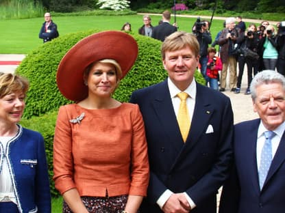 Anschließend folgte der Besuch bei Bundespräsident Joachim Gauck und Frau Daniela Schadt