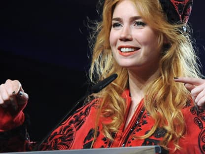 Gut gelaunt wie immer: Palina Rojinski