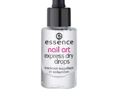 Lässt den Lack schneller trocknen „Nail Art Express Dry Drops“, ca. 2 Euro