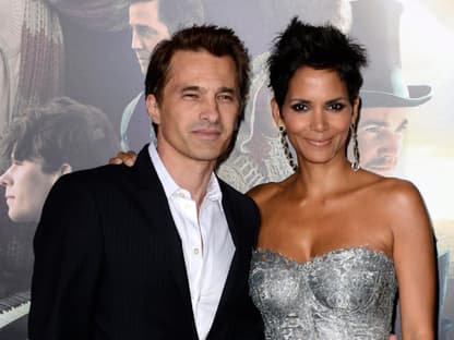 Halle Berry und ihr Liebster Olivier Martinez posierten für die Kameras...