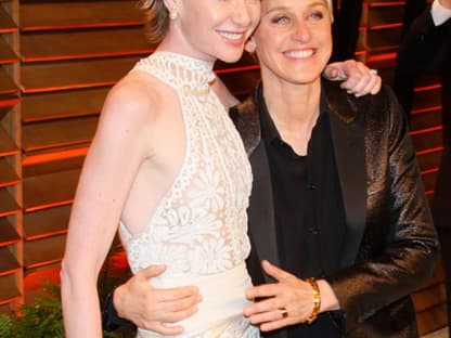 Portia de Rossi und Ellen DeGeneres bei einer Filmpremiere 