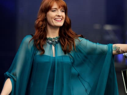 Popsängerin Florence Welch liebt ihr Markenzeichen