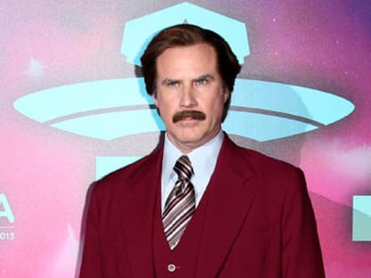 Schauspieler Will Ferrell als Ron Burgundy