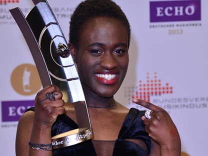 Ivy Quainoo freute sich ebenfalls über einen Award in der Kategorie "Künstlerin Rock/Pop National"