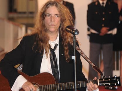 Die Musiklegende Patti Smith performte in Venedig