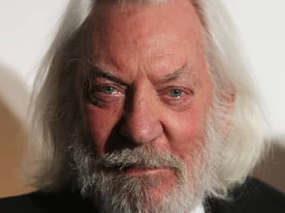 Kam auch nach London: Der Schauspieler Donald Sutherland