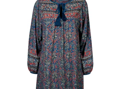 Boho: Auch im Winter sehr angesagt: Gemusterte Tuniken mit Ethno-Flair sehen auch in der kalten Jahreszeit klasse aus. Monsoon, ca. 100 Euro