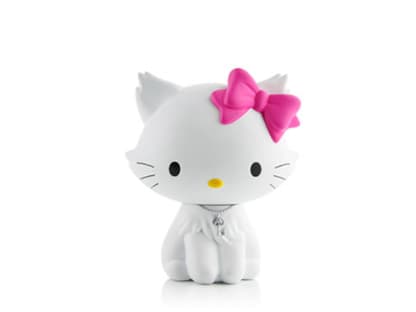 Dürfen wir vorstellen: Hello Kitty's neue Freundin Charmmykitty. In ihr versteckt sich eine Ladung Badeschaum. Ca. 8 Euro, exklusiv bei Douglas