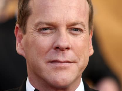 Gut gelaunt: "24"-Star Kiefer Sutherland. Gerade erst wurde er mit einem Stern auf dem "Walk of Fame" geehrt.