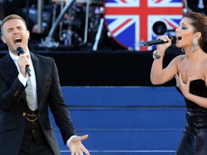 Ein Duett der Superlative: Gary Barlow mit Cheryl Cole