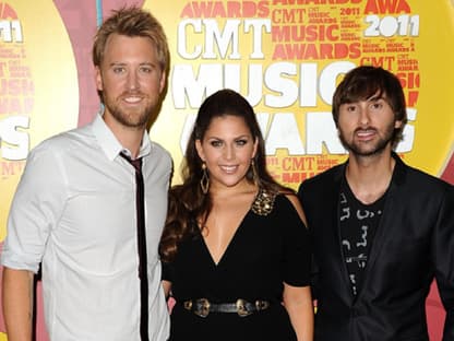 Die mehrfach preisgekrönte Band "Lady Antebellum" durfte auch nicht fehlen