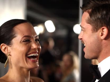 So verliebt: Angelina Jolie und Brad Pitt