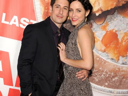 Hauptdarsteller Jason Biggs mit Partnerin Jenny Mollen