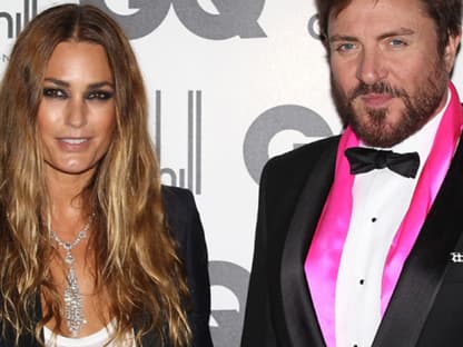 Erhielt den "Lifetime Achievement-Award" für seine Band Duran Duran: Simon Le Bon mit Frau Jasmine Le Bon