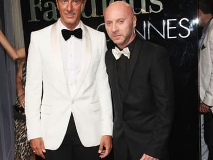 Das Designer-Duo: Domenico Dolce und Stefano Gabbana 