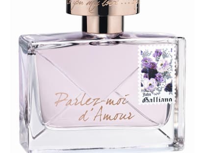 Einfach dufte: "Parlez-moi d’Amour" von John Galliano, 30 ml ca. 39 Euro