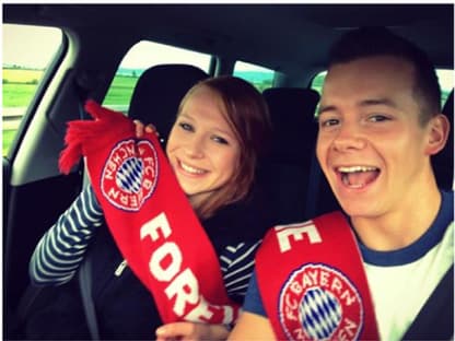 Die Beiden waren FC-Bayern-Fans...