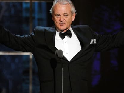 Schauspieler Bill Murray überreichte einen Preis an ...