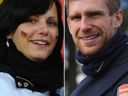 Fußball + Handball sind eine gute Kombi. Ulrike Stange und Per Mertesacker haben geheiratet