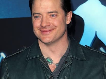 Schauspieler Brendan Fraser hatte offensichtlich sehr gute Laune