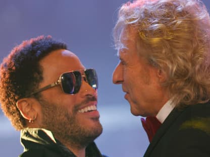 Mr. Cool-Guy: Lenny Kravitz wollte Gottschalks letzte Show nicht verpassen