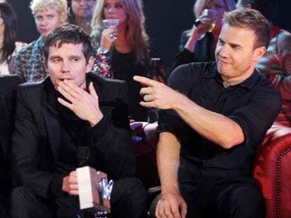 Jason Orange und Gary Barlow von Take That