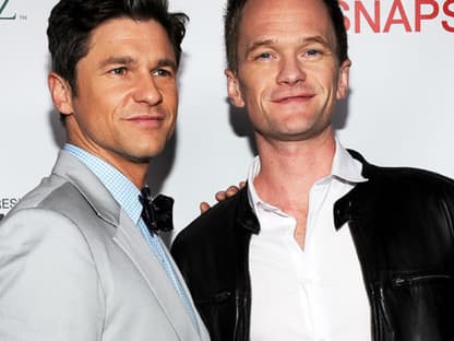 Neil und sein Verlobter David Burtka