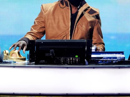 will.i.am an den Turntables