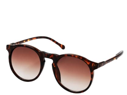 Pastellfarben bei H&M: Sonnenbrille im coolen Retro-Look, ca. 7 Euro