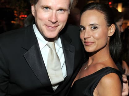 Der britische Schauspieler Cary Elwes kam ebenfalls und brachte seine Frau Lisa Marie Kurbikoff mit