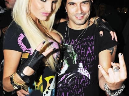 Marc Terenzi und Gina Lisa Lohfink feierten bei der "Ed Hardy"-Party im Club Felix mit
