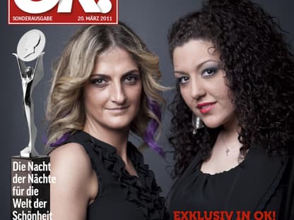 Einmal im Leben das Cover der OK!   zieren! Für die Gäste des „German Hairdressing Award 2012“ wurde dieses   Traum Wirklichkeit. Jeder Gast des Gala-Abends konnte an einem  persönlichen  OK! Fotoshooting teilnehmen - und die tollen Ergebnisse  sehen  Sie hier! Viel Spaß beim Durchklicken!﻿