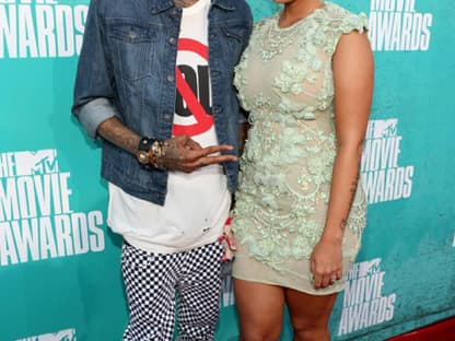 Rapper Wiz Khalifa mit Kanye Wests Ex Amber Rose