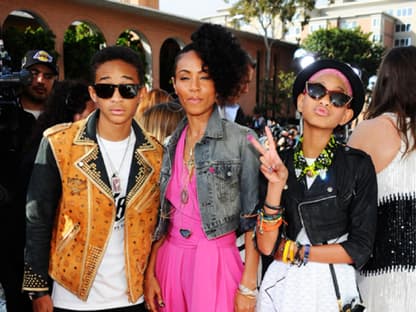 Familie Pinkett Smith auf dem Roten Teppich (Jaden, Jada und Willow)