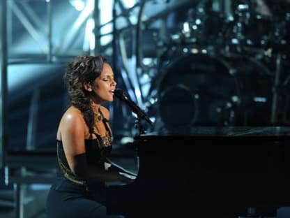 Wow: Alicia Keys bezauberte am Klavier