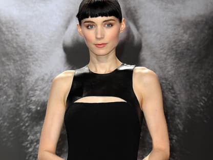 Ganz zart und schüchtern - und auf dem Weg zum Superstar: Rooney Mara