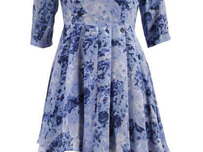 Kleid mit Rosen-Print von Guess Jeans, ca. 130 Euro