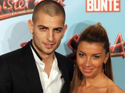 HSV-Fußballspieler Mladen Petric und seine Frau Despinaï»¿