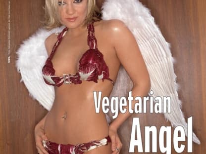 Sängerin Juliette Schoppmann ist Vegetarierin Foto Copyright: PETA