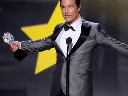 "Bester Schauspieler" wurde Matthew McConaughey für´ "Dallas Buyers Club". Damit sichert er sich große Chancen für den Oscar