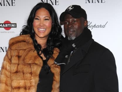 Kimora Lee Simmons lief dick eingepackt mit Ehemann Djimon Hounsou über den roten Teppich