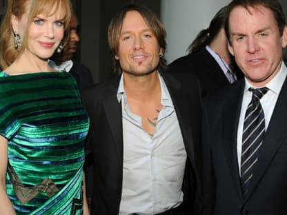 Nicole Kidman und Keith mit Brian Philips