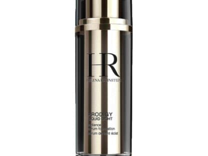 Make-up-Fluid, das dunkle Bereiche sofort aufhellt: "Prodigy Liquid Light" von Helena Rubinstein, ca. 72 Euro  